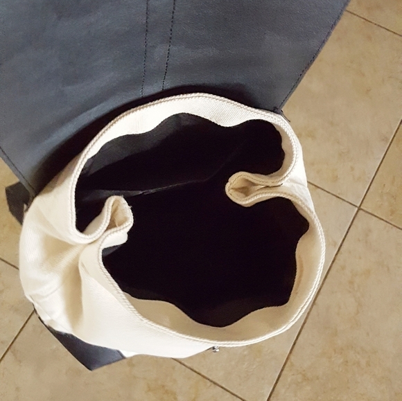 Deux Lux - Cream & Black Demi Canva & Leather Backpack - Picture 5 of 5